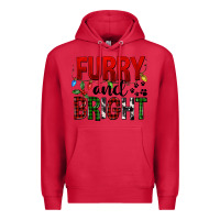 Cardinal Furry And Bright Premium Hoodie - FaDigitalArtStudio