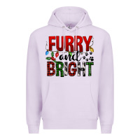 Lilac Furry And Bright Premium Hoodie - FaDigitalArtStudio
