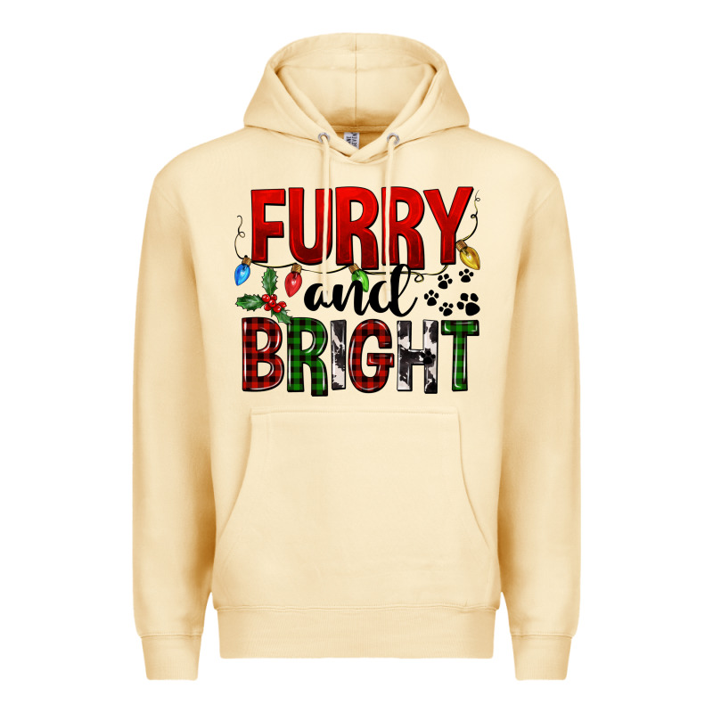 Furry And Bright Premium Hoodie by FaDigitalArtStudio | Teevron