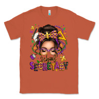 Copper mardi gras school secretary caucasian messy bun Classic Tee - texasbilliewilder