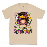 Mushroom mardi gras school secretary caucasian messy bun Classic Tee - texasbilliewilder