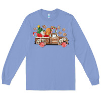 Colony Blue christmas gingerbread truck Long Sleeve Tee - CowGirlArtShop