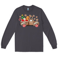 Smoke christmas gingerbread truck Long Sleeve Tee - CowGirlArtShop