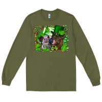 Army Green st. patrick's day heifers Long Sleeve Tee - RanaPortraitStore