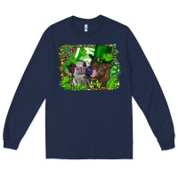 Navy st. patrick's day heifers Long Sleeve Tee - RanaPortraitStore