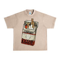 French Oak Cowboy killers cigarette package Urban Heavy Tee - HowdyJamesFarm