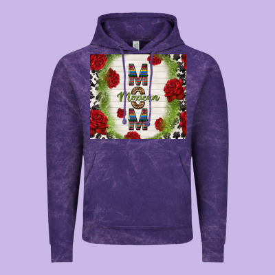 Mexican Mom With Roses Vintage Hoodie Designed By Tumblerdesignbyshophia