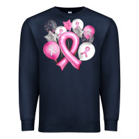 Navy Balloons cancer ribbon Premium Sweatshirt - Artiststas