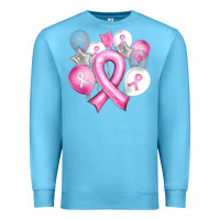 Ocean Blue Balloons cancer ribbon Premium Sweatshirt - Artiststas