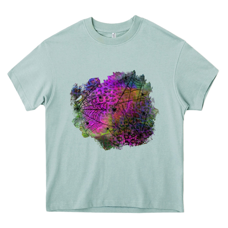 Halloween Spider Web For Patches Heavy Core Tee by BundleAndBundleShop | Teevron