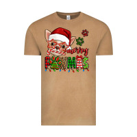 Vintage Camel merry pawmas christmas chihuahua Vintage Tee - Jasminsmagicworld