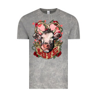 Cloud Rock Cow Valentine's Day love Vintage Tee - HowdyJamesFarm