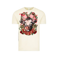Vintage Arctic Cow Valentine's Day love Vintage Tee - HowdyJamesFarm