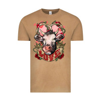 Vintage Camel Cow Valentine's Day love Vintage Tee - HowdyJamesFarm