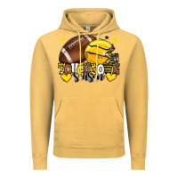 Vintage Mustard Touchdown season American Football yellow team Vintage Hoodie - HowdyJamesFarm