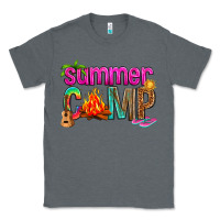 Charcoal Heather summer camp Classic Tee - NancyCooperArtShop