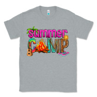 Heather Grey summer camp Classic Tee - NancyCooperArtShop