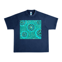 Navy glitter turquoise Urban Heavy Tee - TumblerDesignByShophia