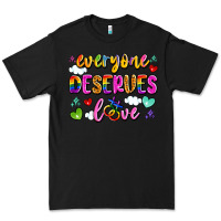 Black everyone deserves love Premium Tee - Artiststas