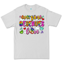 Dove Grey everyone deserves love Premium Tee - Artiststas