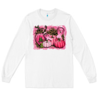 White cancer pumpkins Long Sleeve Tee - CowGirlArtShop
