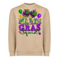 Mushroom mardi gras squad Heavyweight Sweatshirt - FaDigitalArtStudio