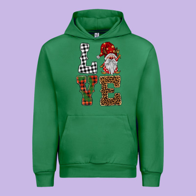 Love Gnomes Urban Hoodie Designed By Barkaloodesign