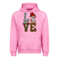 Fuchsia Pink love gnomes Urban Hoodie - BarkalooDesign