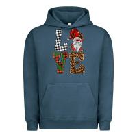 Pigment Midnight Navy love gnomes Urban Hoodie - BarkalooDesign