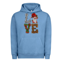 Pigment Pebble Blue love gnomes Urban Hoodie - BarkalooDesign
