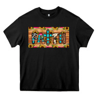 Black faith license plate Heavy Core Tee - JahusDesignShop