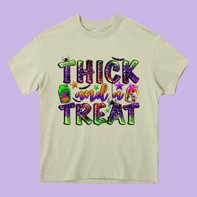 Thick And A Treat Heavy Core Tee Designed By Bundleandbundleshop