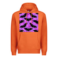 Carrot halloween bat and stars seamless pattern Premium Hoodie - BundleAndBundleShop