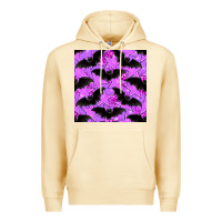 Pina Colada halloween bat and stars seamless pattern Premium Hoodie - BundleAndBundleShop
