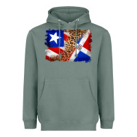 Sage puerto rico and dominican republic flag Heavyweight Hoodie - Artiststas