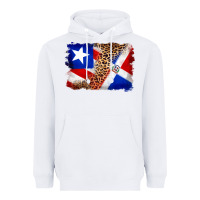 White puerto rico and dominican republic flag Heavyweight Hoodie - Artiststas