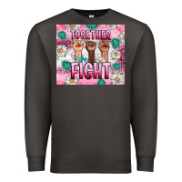 Smoke Breast Cancer Together Fight Premium Sweatshirt - Artiststas