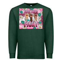 Sports Green Breast Cancer Together Fight Premium Sweatshirt - Artiststas