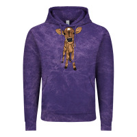 Cloud Purple Baby cow Vintage Hoodie - HowdyJamesFarm