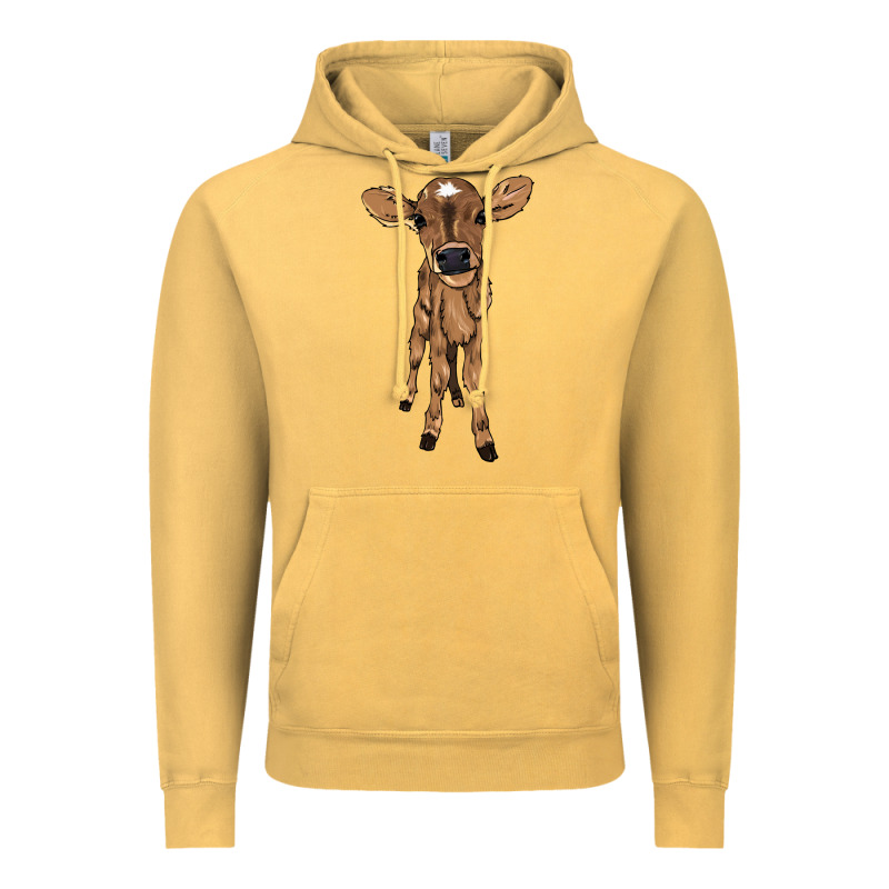 Baby Cow Vintage Hoodie by HowdyJamesFarm | Teevron