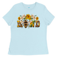 Baby Blue bee kind Ladies Tee - Artiststas