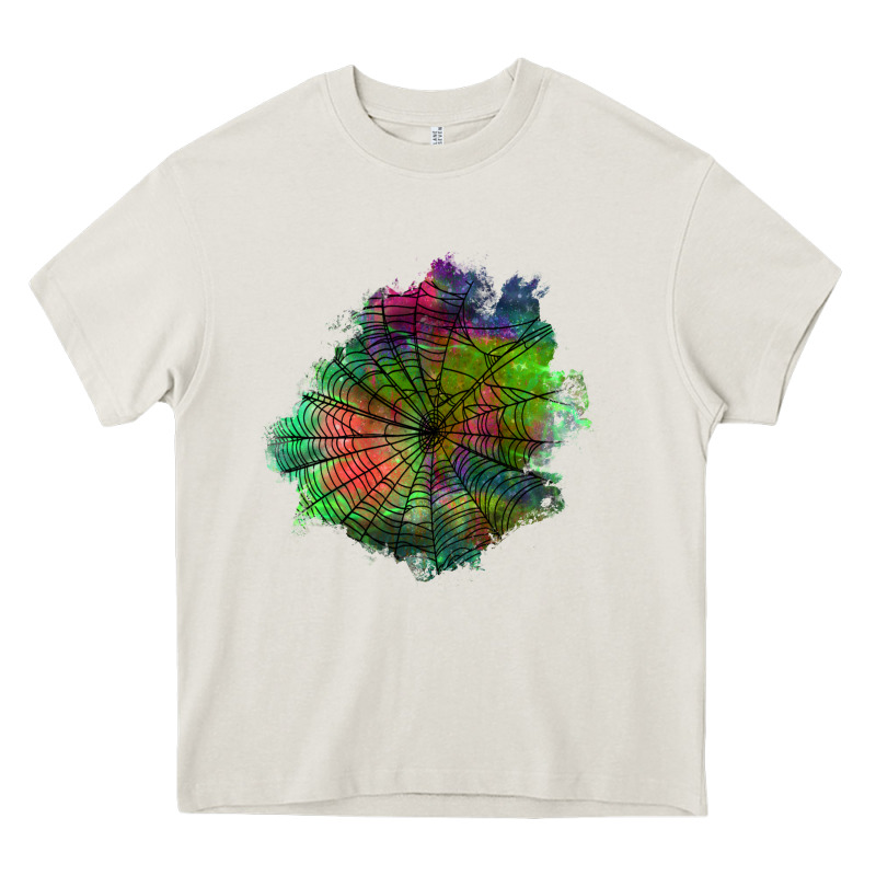 Halloween Spider Web For Patches Heavy Core Tee by BundleAndBundleShop | Teevron