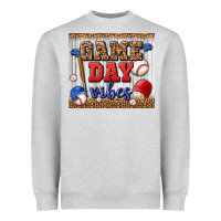 Heather Grey game day vibes tumbler Heavyweight Sweatshirt - BundleAndBundleShop