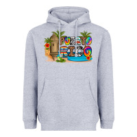 Heather Grey puerto rico Heavyweight Hoodie - Artiststas