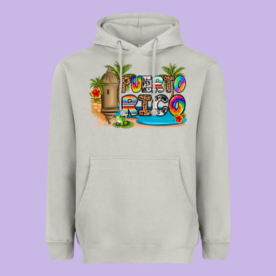 Puerto Rico Heavyweight Hoodie Designed By Artiststas