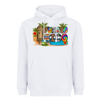 White puerto rico Heavyweight Hoodie - Artiststas