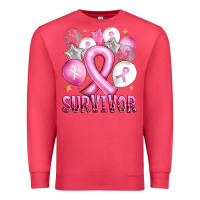Cardinal Balloons cancer ribbon survivor Premium Sweatshirt - Artiststas
