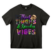 Asphalt thick thighs and spooky vibes Heavy Core Tee - BundleAndBundleShop