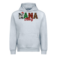 Heather Grey nana claus Urban Hoodie - BarkalooDesign