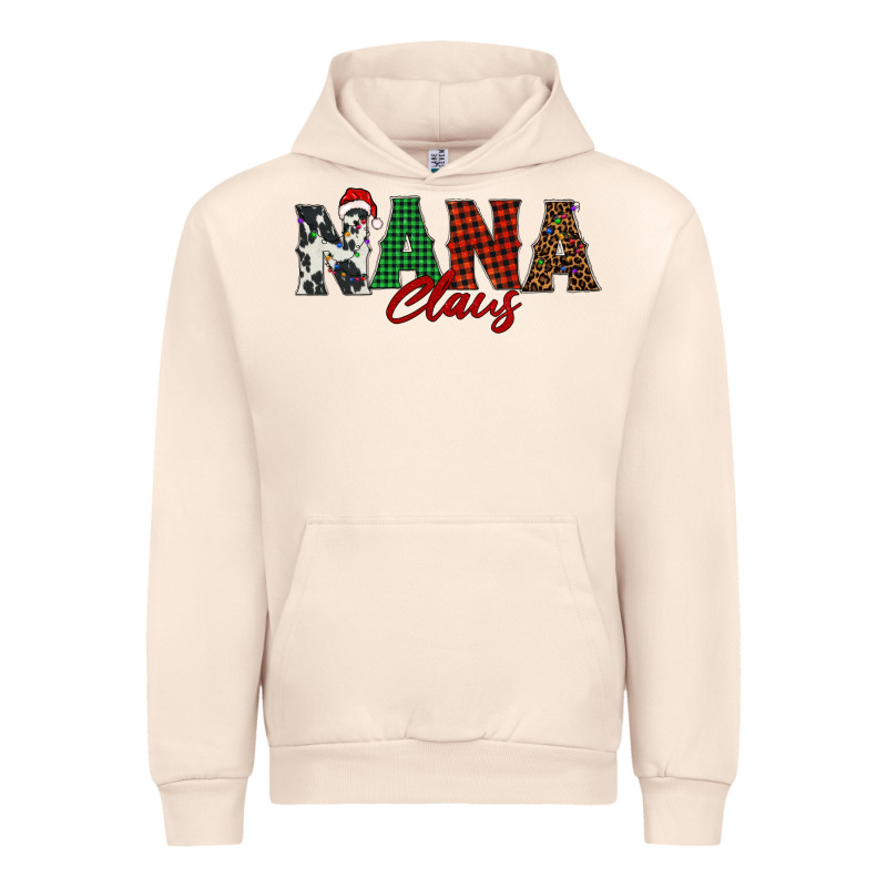 Nana Claus Urban Hoodie by BarkalooDesign | Teevron